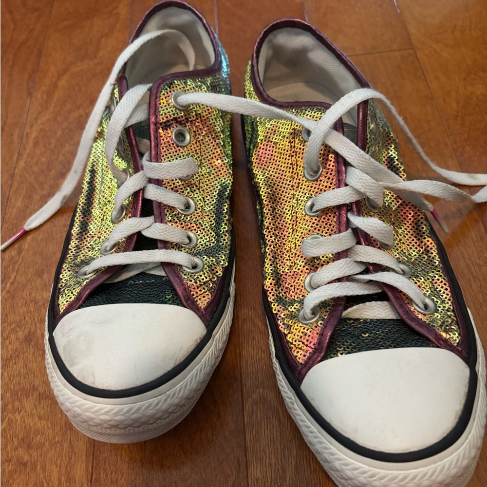 Colorful Sequin Sneakers